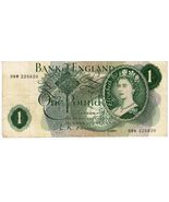 BANK OF ENGLAND ONE POUND NOTE.  Chief Cashier O'Brian    FREE SHIPPING - $7.84