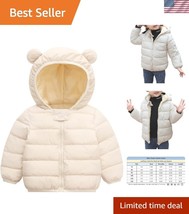 Lightweight Baby Down Jacket: Warm &amp; Stylish Padded Coat for Infants 6-1... - $38.50