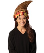 Cornucopia Thanksgiving Hat, Men and Women&#39;S, Brown, Adult One Size - €41,55 EUR