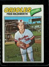 Vintage 1977 Topps Baseball Trading Card #466 Fred Holdsworth Baltimore Orioles - $12.40