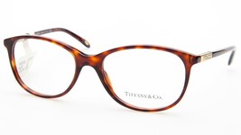 New Tiffany &amp; Co. Tf 2083 8002 Havana Eyeglasses Glasses Frame 53-17-140mm Italy - £122.65 GBP