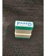 FAXED Office Stamp Blue Ink - $10.85 CAD