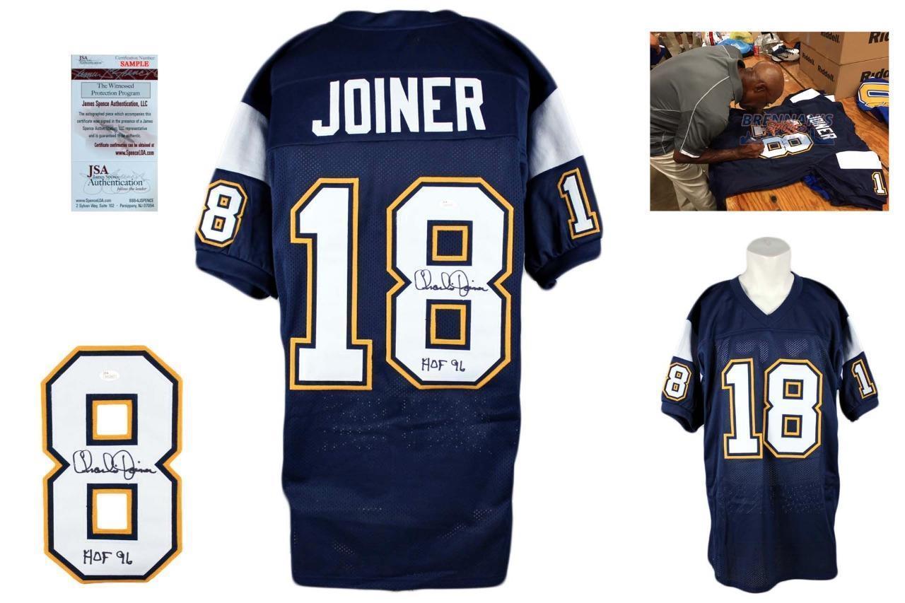 Charlie Joiner SIGNED Jersey - JSA Witness - San Diego Chargers AUTOGRAPHED - NV - $108.89