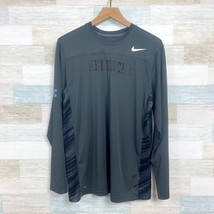 University Kentucky Wildcats Nike Long Sleeve Top Gray Dri Fit Mesh Mens... - $29.69