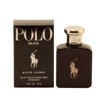 Polo Black by Ralph Lauren 2.5 Oz 75ml Eau De Toilette Spray Men - £37.39 GBP