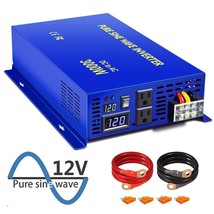 XYZ INVT 3000w Pure Sine Wave Inverter Power Inverter 24v dc to ac 110v 120v - £238.56 GBP