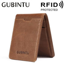 GUBINTU RFIDBlocking Slim Bifold Money Clip Wallet for Men - $29.95