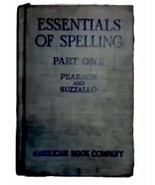 Essentials of Spelling Hardcover American Book Company Part One - $8.32