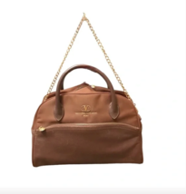 Vintage Brown Color Valentino Garavani Satchel Bag - £225.53 GBP