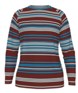 Multicolor Horizontal Striped Men's Long Raglan Sleeve T-shirt - Comfortable and - £31.45 GBP
