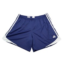 Adidas Shorts Womens XL Blue Athletic Activewear Running Soccer Short - £14.66 GBP