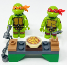 Nickelodeon Teenage Mutant Ninja Turtles Mikey Raphael Pizza Parlor Mini... - $10.99