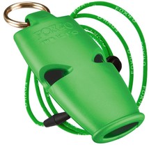 Neon Green Fox 40 Micro Whistle Rescue Safety Alert Free Lanyard - Best Value - £7.08 GBP