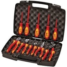KNIPEX 10-Piece Pliers/Screwdriver Tool Set in Hard Case - $483.99