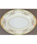 NORITAKE China ~ Serving Platter ~ 8.5 x 11.75 ~ GORDONA ~ Japan ~ Flora... - $70.16 CAD