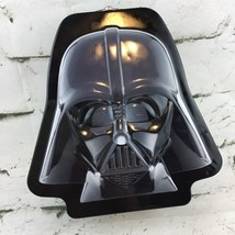 Star Wars Official Fan Club Darth Vader Shaped Tin Tote Lunch Box - $11.88