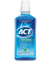 ACT Restoring Anticavity Mouthwash Cool Mint 33.8fl oz - £36.16 GBP