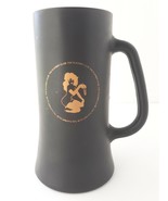 Vintage Playboy Club Black Matte Mug Gold Logo 6.5&quot; - £6.13 GBP