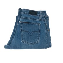 Harley Davidson Women&#39;s Denim Blue Jeans Pants Size 4 Tall Light Wash Bo... - £15.49 GBP