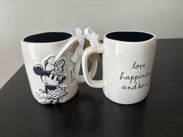 New Rae Dunn Disney Minnie Mouse Love, Happiness, and Bows Mug DS - $620.00 MXN