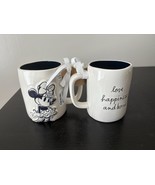 New Rae Dunn Disney Minnie Mouse Love, Happiness, and Bows Mug DS - €28,33 EUR