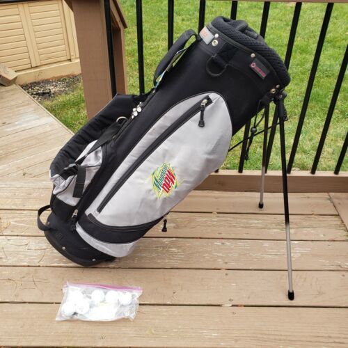 Datrek Airwalk 6-Way Organizer Stand Golf Bag Izzo Dual Strap w/ Balls & Tees - $118.79