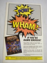 1986 Color Ad TSR Marvel Super Heroes Advanced Set - $7.99
