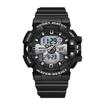 SANDA 2022 New Men&#39;s Watches Dual Display Watch 50M Waterproof Sports Military W - £32.31 GBP