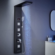 Rovogo Shower Panel Tower System With Led Lights - No Battery Needed,, B... - £245.42 GBP