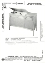 SAMS Photofact - Set 881 - Folder 6 - Apr 1967 - SEARS SILVERTONE MODELS... - £16.83 GBP