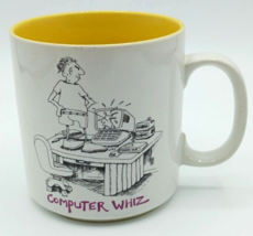 John Lamb &quot;Computer Whiz&quot; Coffee Mug/Cup Vintage Papel Made in Korea - $12.86