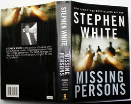 Stephen White MISSING PERSONS hcdj BCE (Alan Gregory #13) psycho killer ... - £5.16 GBP