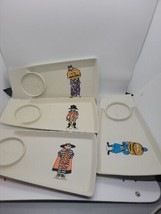 Vintage McDonalds Happy Meal Trays 1970s Set of 4 McCheese Big Mac Hambu... - $39.59