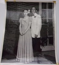 Cute Couple At The Hanace Mann Junior Senior Prom Portrait 1946  - £4.71 GBP