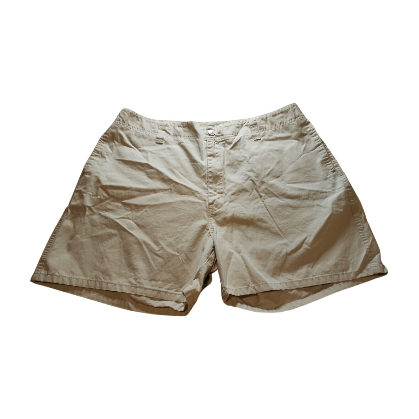 Levi&#39;s Red Tab Khaki Shorts Casual Everyday Wear Pockets Size 16x5 - £12.49 GBP