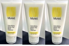 Murad Detoxifying White Clay Body Cleanser 2.0 Oz. each (3-Pack) - £7.76 GBP