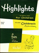 Highlights (the Monthly Book) for Children March 1978 [Hardcover] et al.... - $19.59