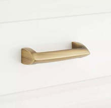 New 3&quot; Antique Brass Rindahl Solid Brass Cabinet Pull by Signature Hardware - $169.95