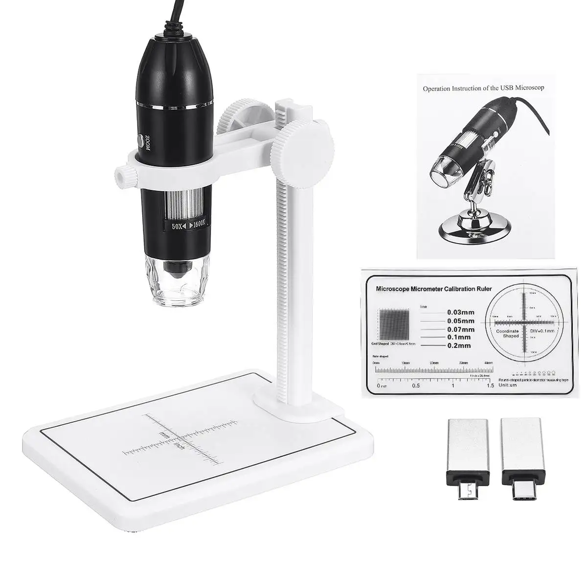 1600X Digital Microscope Camera 3 in 1  USB Portable Electronic Microscope For S - £207.20 GBP