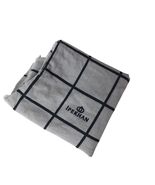 IPEKHAN 100% Cotton Turkish Shawl Wrap Hijab Scarf Gray Black Checkered - $197.51