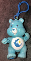 Poseable Bedtime Carebear Bear Keychain Blue Cake Topper  - £10.93 GBP