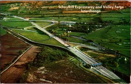 Schuylkill Expressway Valley Forge Interchange Pennsylvania Turnpike Postcard B2 - £5.05 GBP