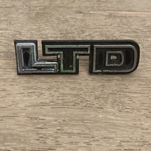 Vintage Ford LTD Emblem Badge Chrome &amp; Black Metal OEM Pt #E3DB-5442550 ... - £11.84 GBP