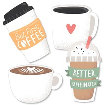 Big Dot of Happiness But First, Coffee - Decorations DIY Cafe Themed Party Essen - £16.19 GBP