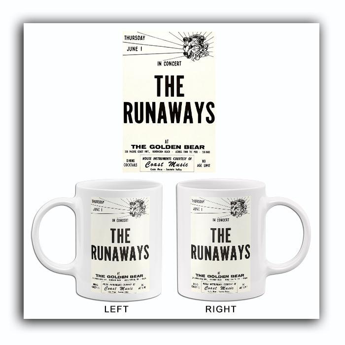 The Runaways - 1978 - Huntington Beach CA - Concert Mug - $23.99 - $27.99