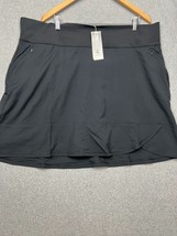 Adidas Women&#39;s Ultimate Knit Golf Tennis Skirt Skort Black SIZE 3X Active Sports - £26.60 GBP