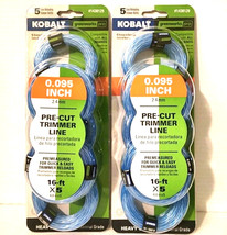 2-Pack Kobalt / Greenworks Pro 5-Easy Loading Trimmer Refills 0.095&quot; 16ft  - £23.52 GBP