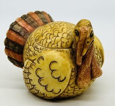 Harmony Ball Pot Bellys Perkie Thanksgiving Turkey Figurine 2001 Retired - £12.56 GBP