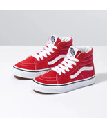  VANS kids  Sk8-Hi Racing Red/True White kid&#39;s size 13.0 free shipping - $44.54