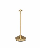 Slim Arrow Table Lamp LED Brushed Gold Metal USB Rechargeable 11.5&quot; high - €42,05 EUR